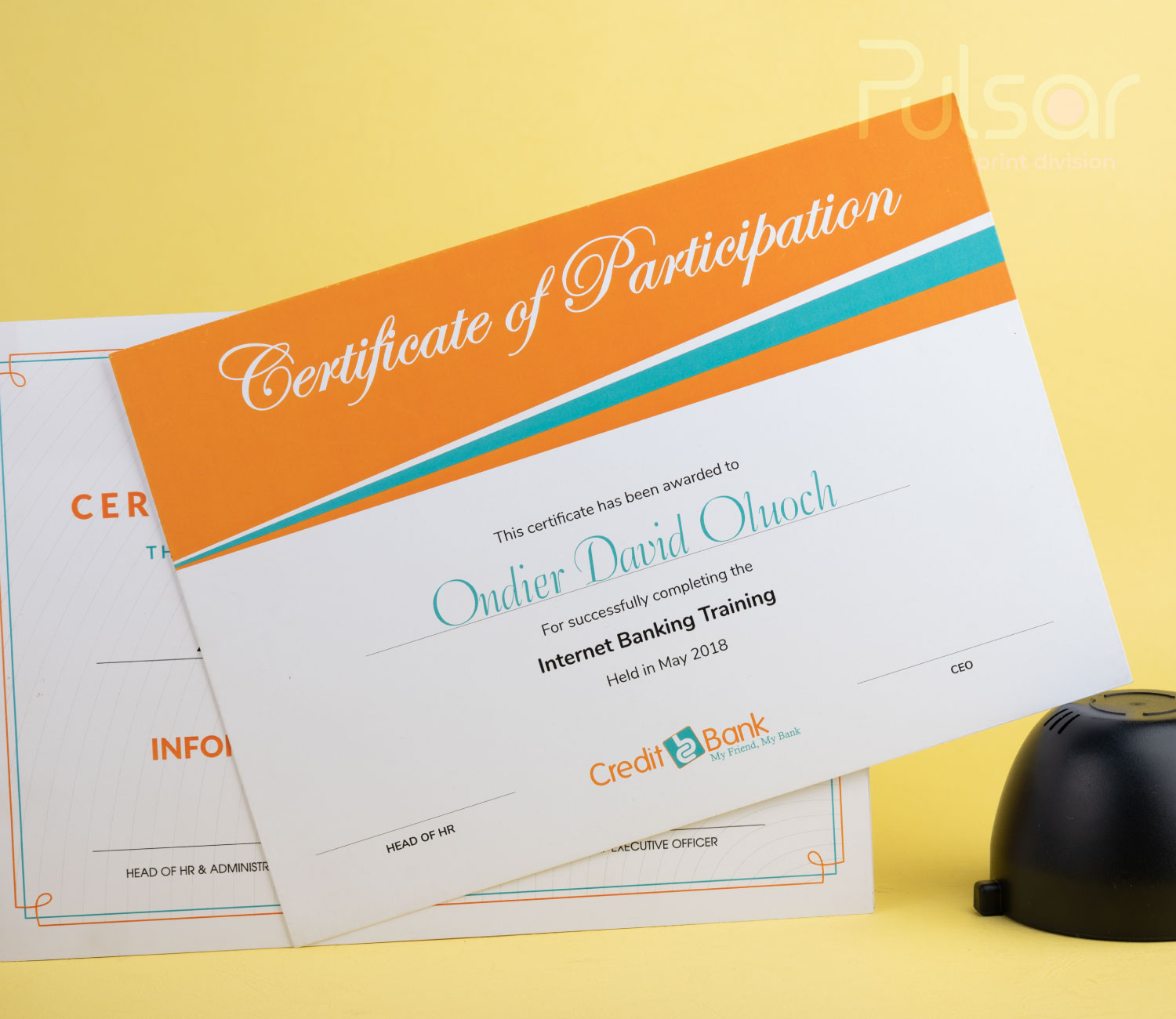 Creative Professional Certificate Graphic Design and Printing for Companies sand Individuals, Nairobi, Kenya